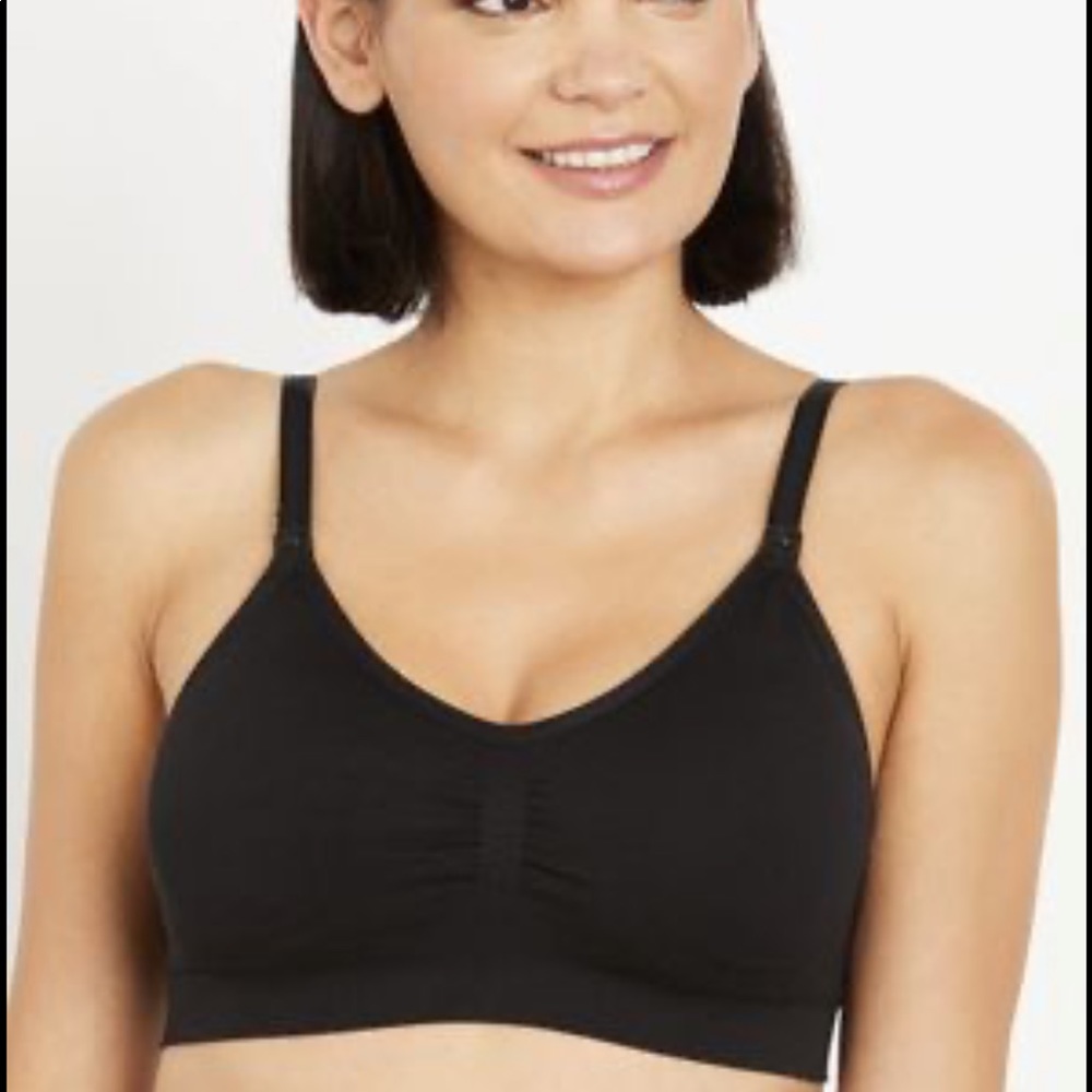 MOTHERHOOD MATERNITY -- Average Busted Seamless Bra (A-D Cup) -- LARGE NWT